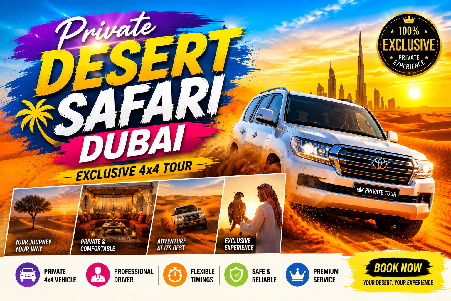 Private desert safari